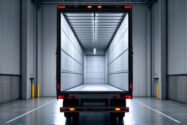 Warehouse delivery being verified by personnel