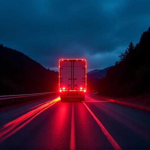 Night freight hauling
