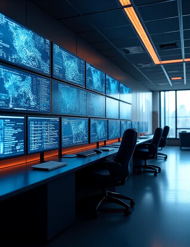 Modern logistics dispatch center in North Carolina